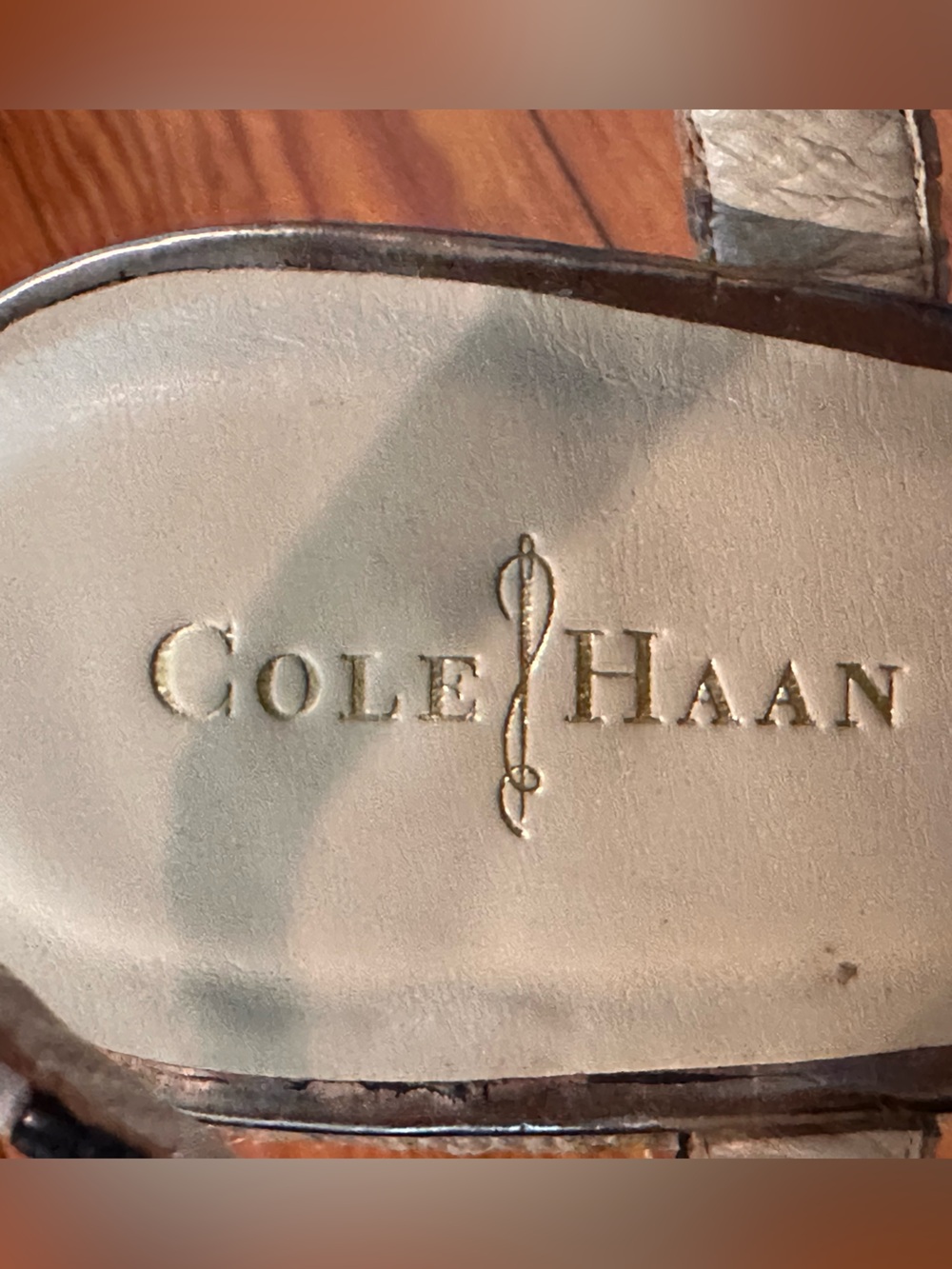 Cole Haan Espadrille Wedge Sandals 7B | Woven Raffia Stripe Bow Ankle Strap - Picture 6 of 8